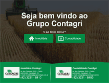 Tablet Screenshot of grupocontagri.com.br